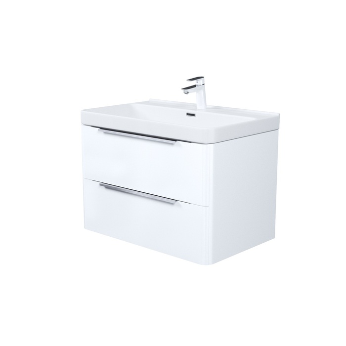 Тумба с умывальником IDDIS Cloud X подвесная, 80 см, белый (CLX80W0i95K) - фото 1