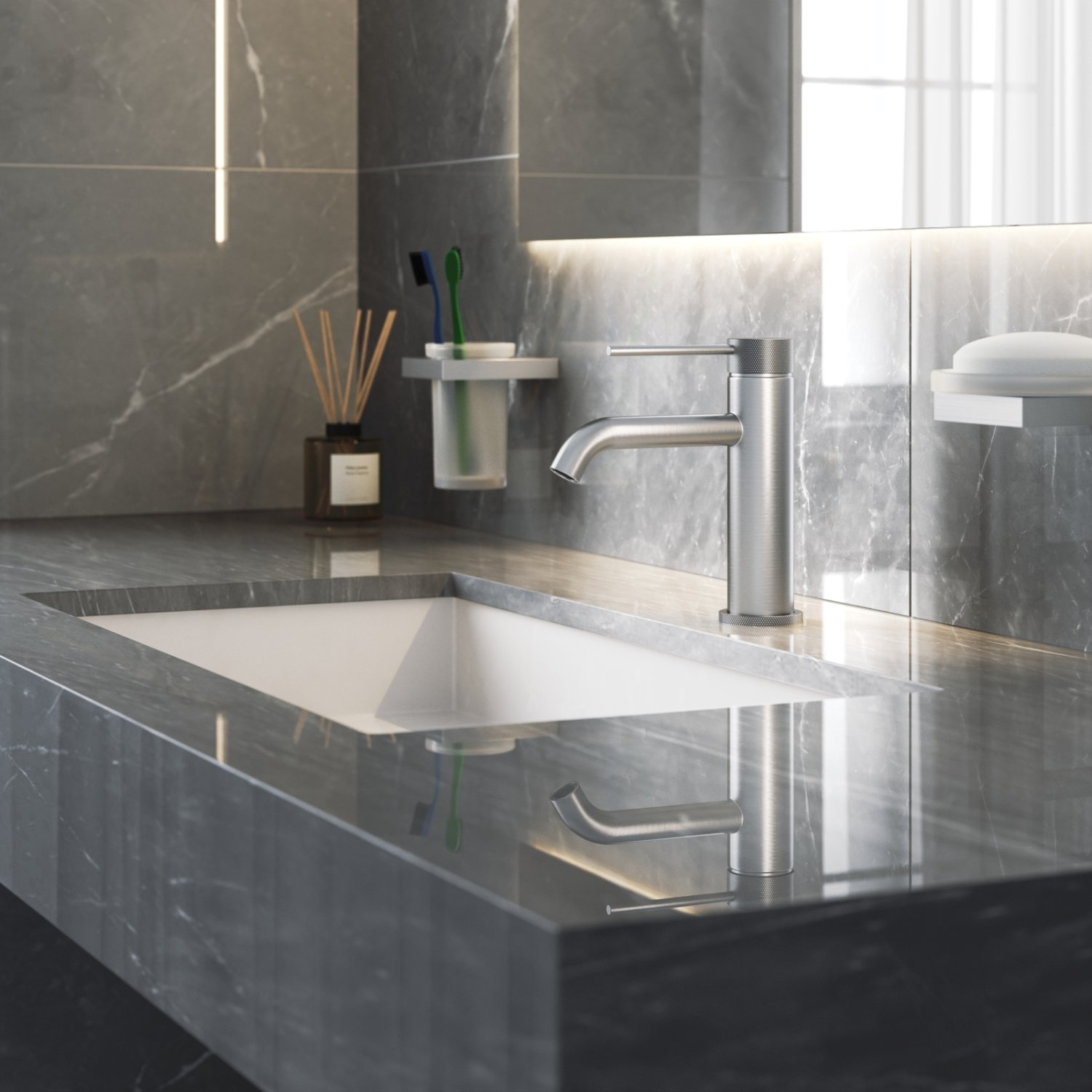 Смеситель для раковины Timo Saona никель (2461/13F) - фото 2