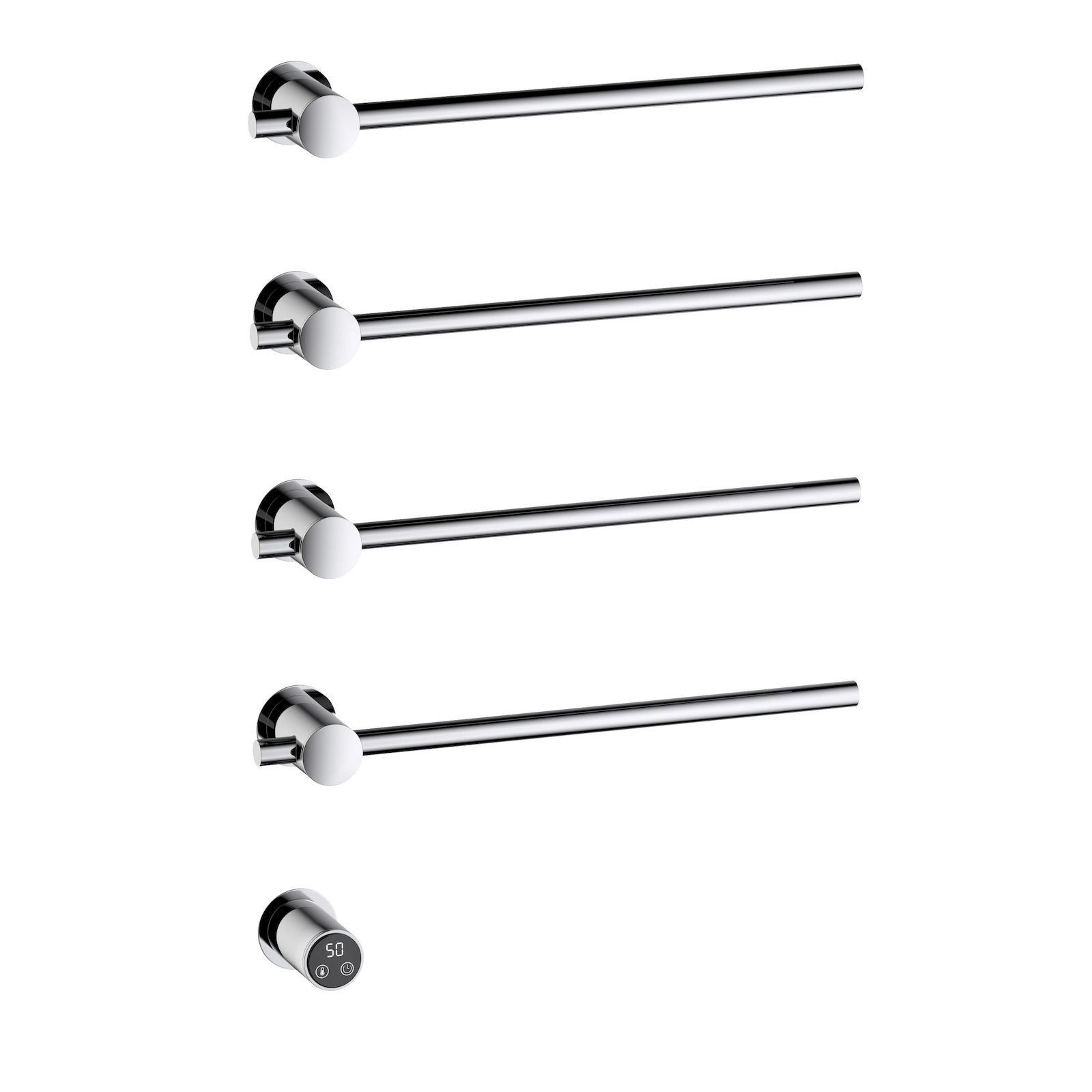 Полотенцесушитель электрический, встроенный Timo Saona хром (040/00SM) - фото 1