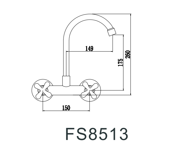 Смеситель для кухонной мойки Fmark (FS8513) - фото 2