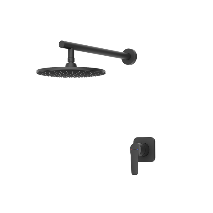 Душевая система IDDIS Optima Home с тропическим душем, матовый черный (OPHBL01i66) Душевая система IDDIS Optima Home с тропическим душем, матовый черный (OPHBL01i66) - фото 1