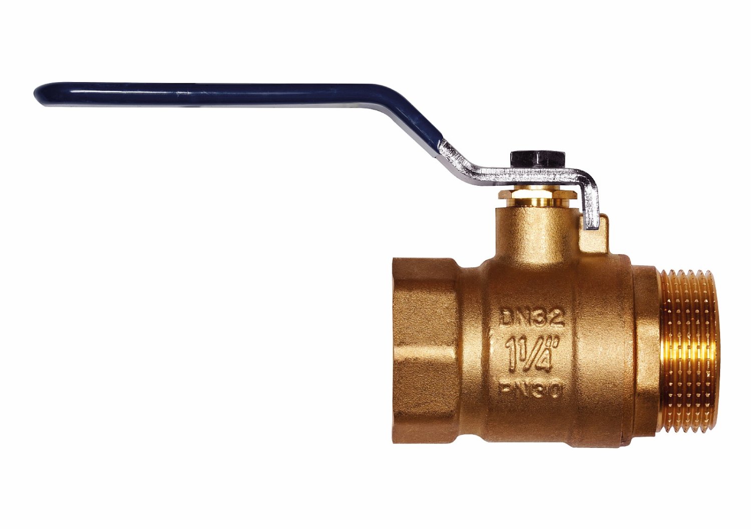 Кран шаровой RM-L ВР-НР 1 1/4 муфтовый ручка Ду32 Ру30 (11Б27п1) - фото 1