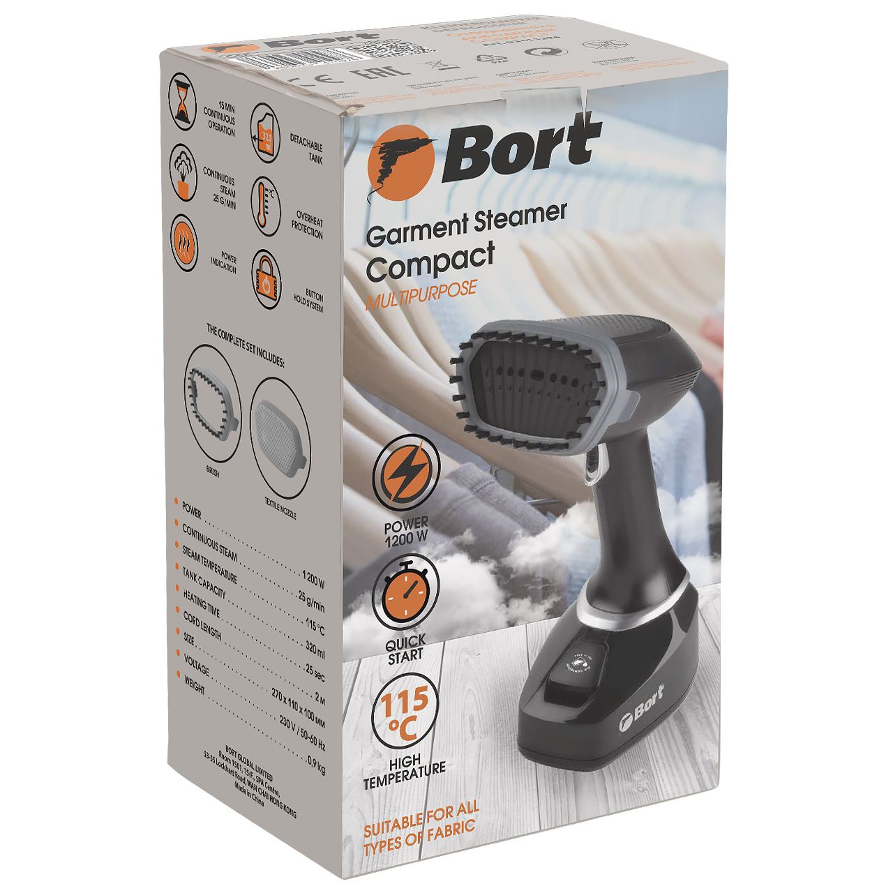 Отпариватель для одежды Bort Compact (93410976) - фото 4