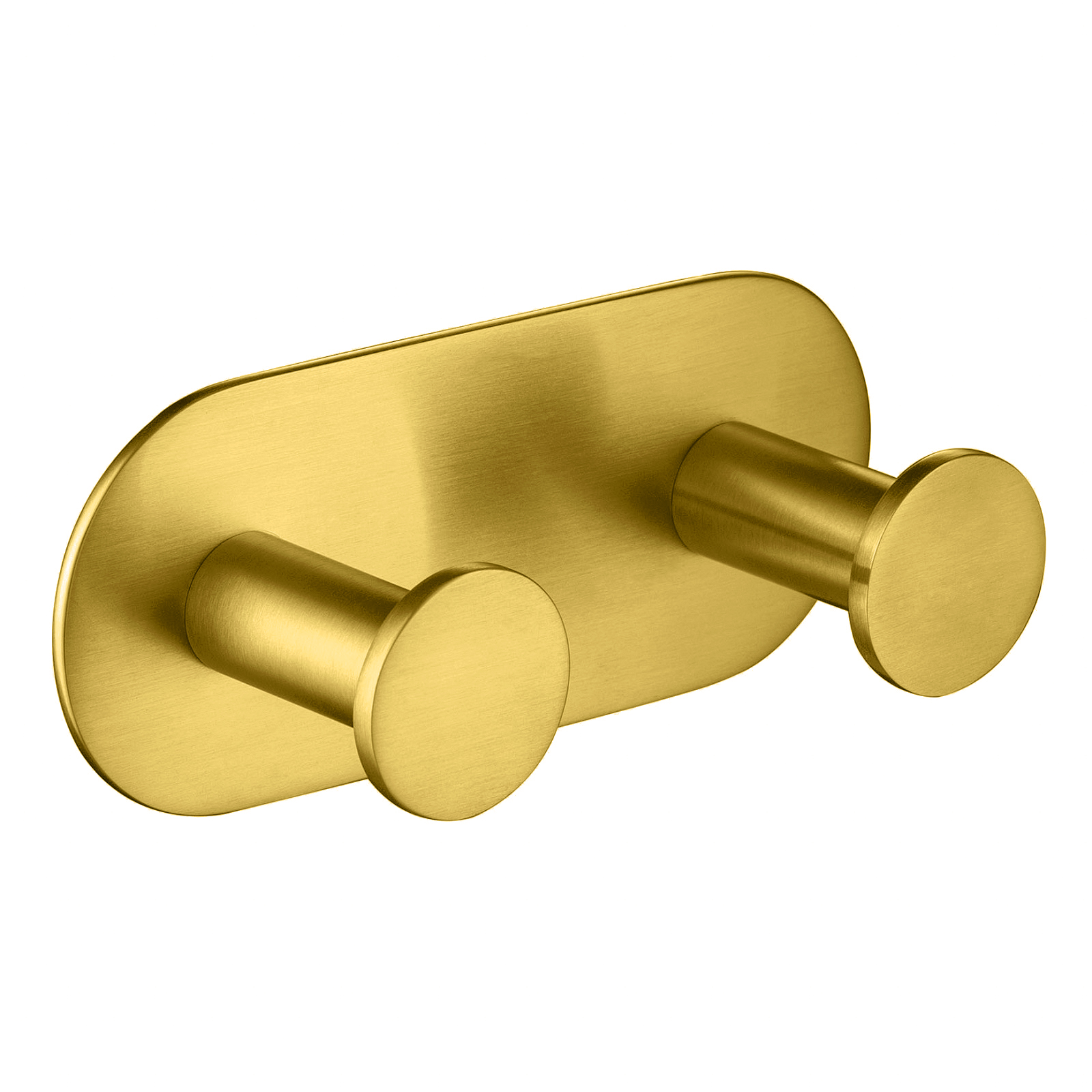 Вешалка-2 крючка Timo Saona золото шлифованное (13014/20) - фото 1