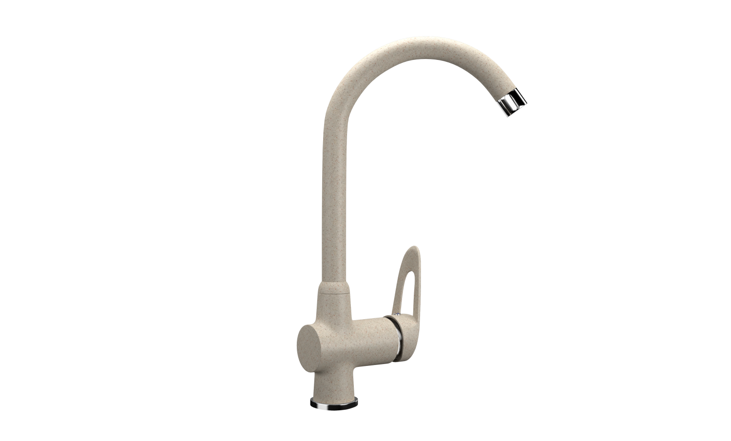 Смеситель для кухни ULGRAN Classic бежевый (U-006-328) - фото 1