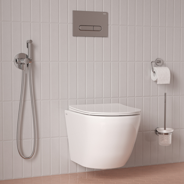 Встраиваемый смеситель с гигиеническим душем IDDIS Axes хром глянцевый (005SBR0i08) - фото 3