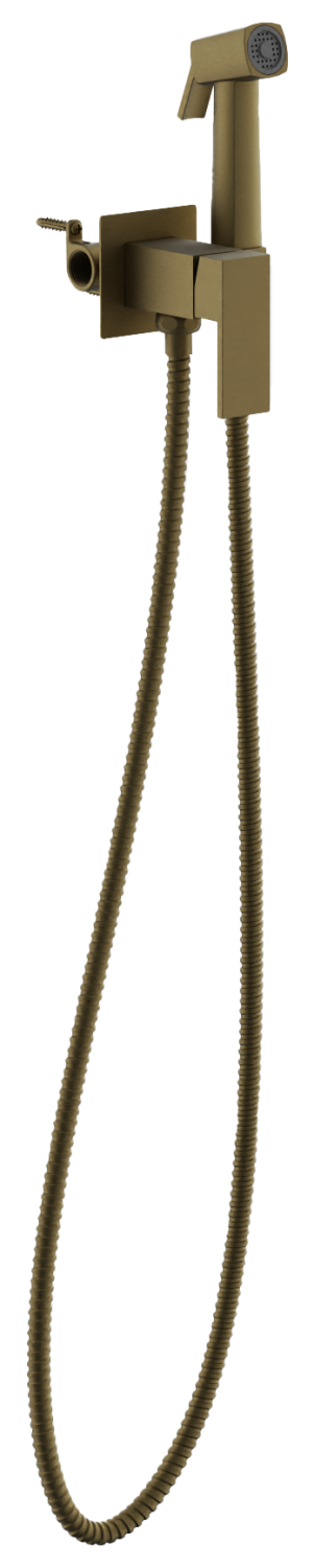 Смеситель BELZ с гигиенической лейкой золотой (B55805-5) - фото 1