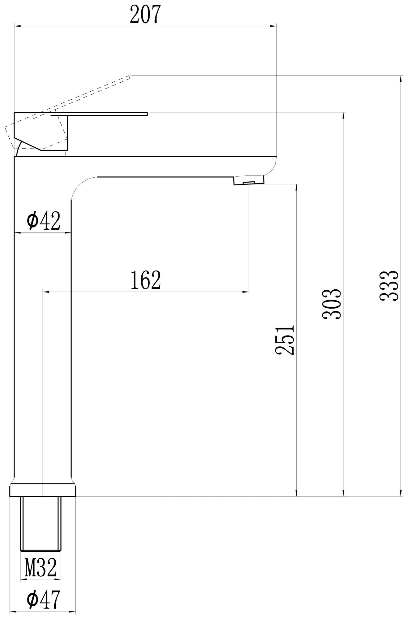 Смеситель для раковины Fmark (FS8811C) - фото 2