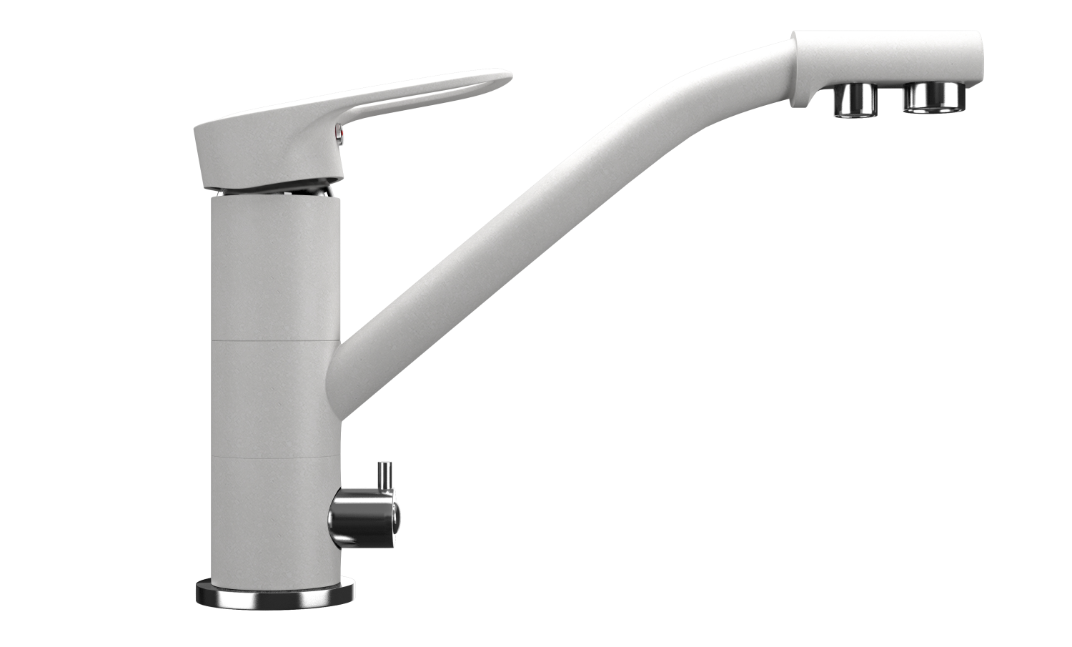 Смеситель для кухни ULGRAN Classic ультра-белый (U-010-341) - фото 1