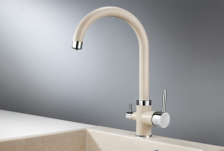 Смеситель для кухни GRANULA (2168, ПИРИТ) - фото 2