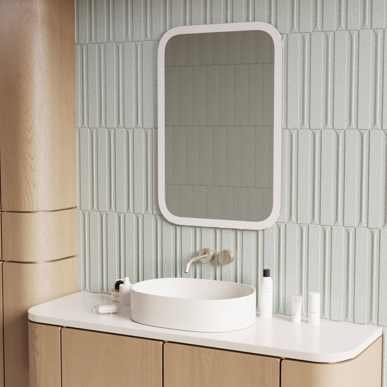 Зеркало MIXLINE "Сандра" 550*800 (ШВ) б/полки (555929) Зеркало MIXLINE "Сандра" 550*800 (ШВ) б/полки (555929) - фото 4