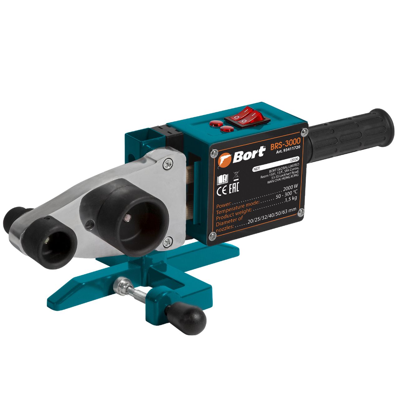 Аппарат для сварки труб Bort BRS-3000 (93411720) Аппарат для сварки труб Bort BRS-3000 (93411720) - фото 2