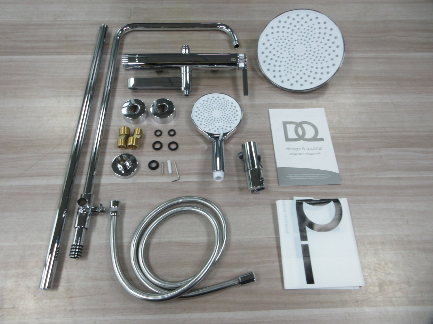 Душевая система со смесителем DQ Bonn хром (DA1703701) - фото 4