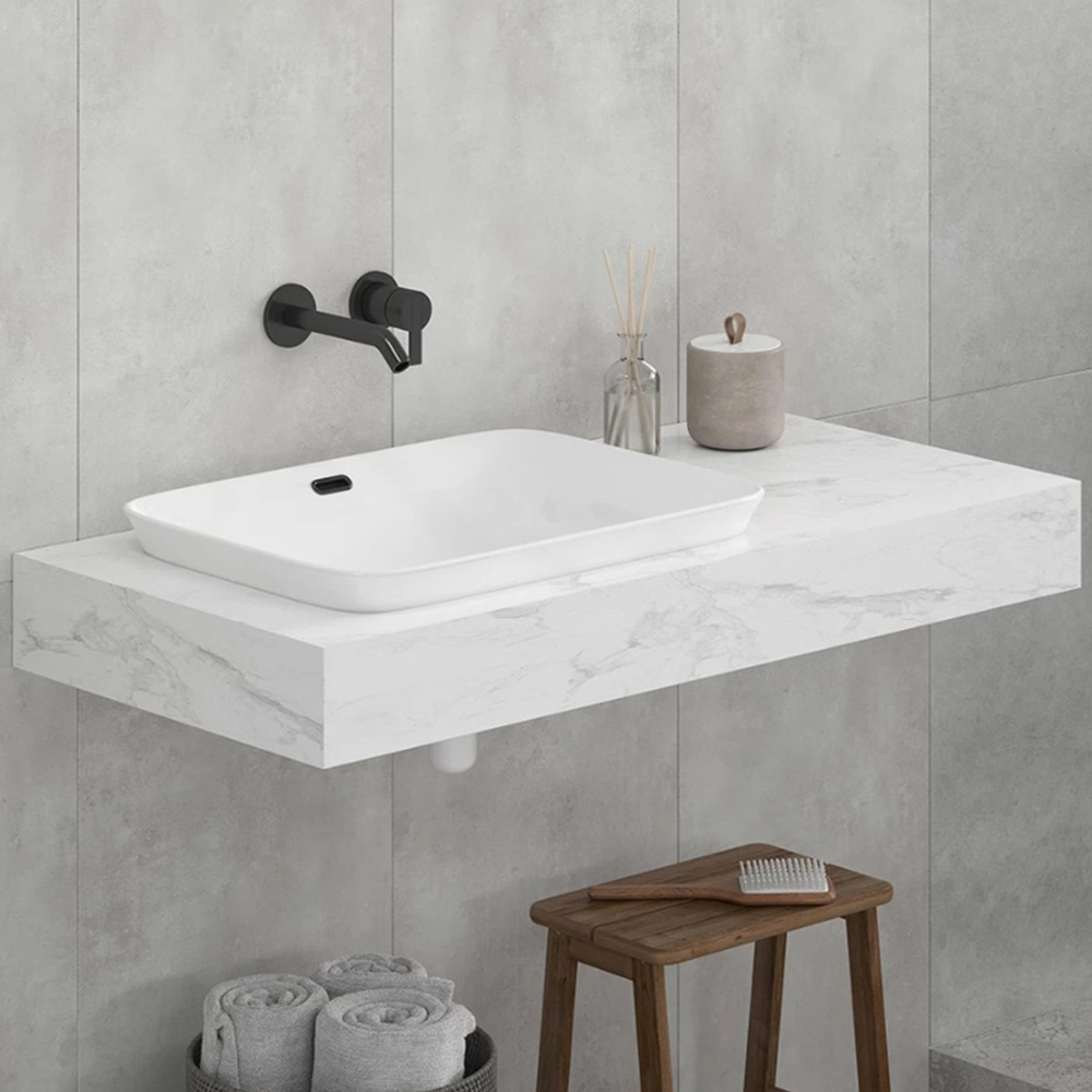 Столешница Velvex Unit 100, белый мрамор (st.UNI.100-630) Столешница Velvex Unit 100, белый мрамор (st.UNI.100-630) - фото 3