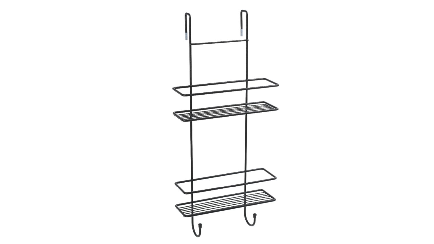 Полка Fixsen для душевой кабины двухэтажная черная (FX-740B-2) - фото 1