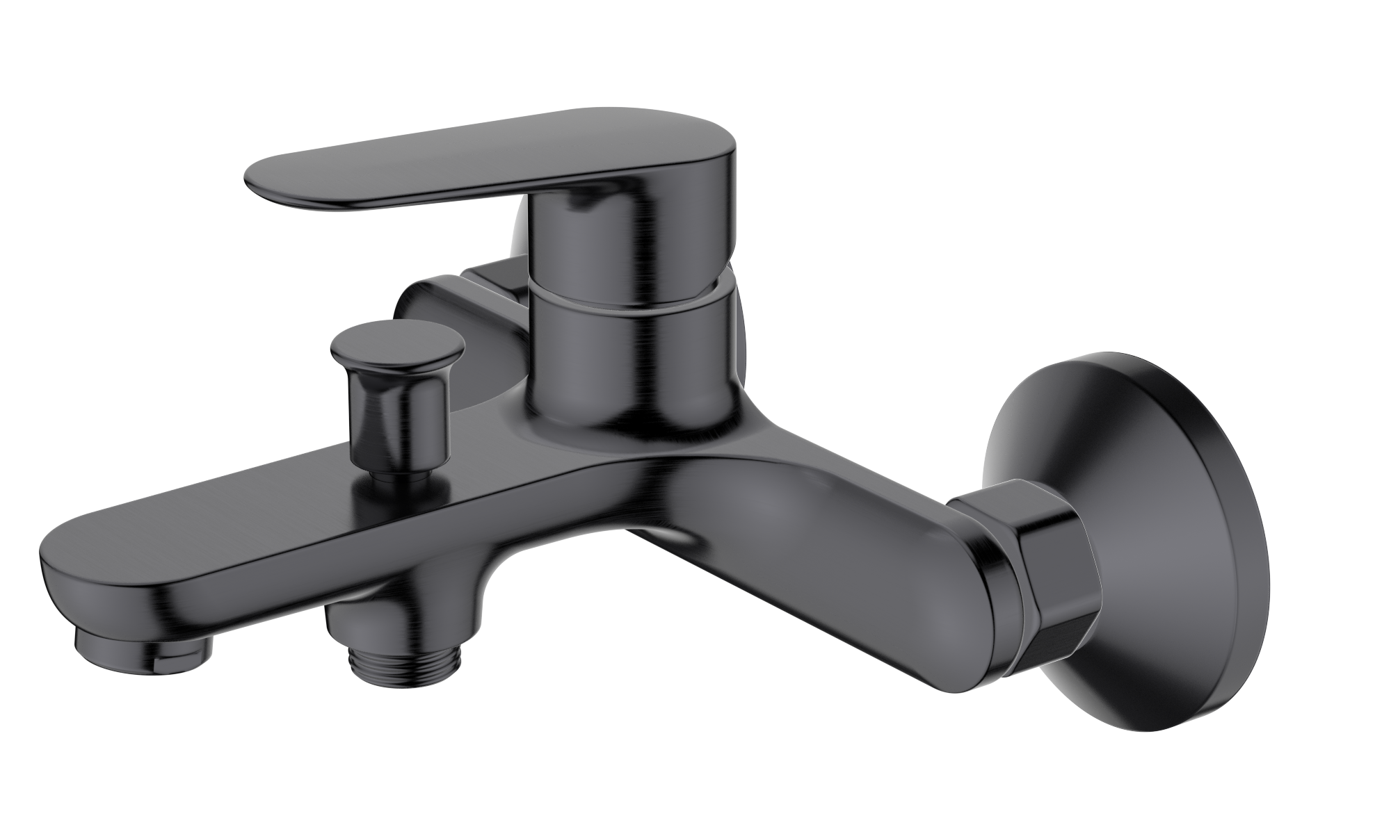 Смеситель для ванны HAIBA оружейная сталь (HB60796-3) - фото 1