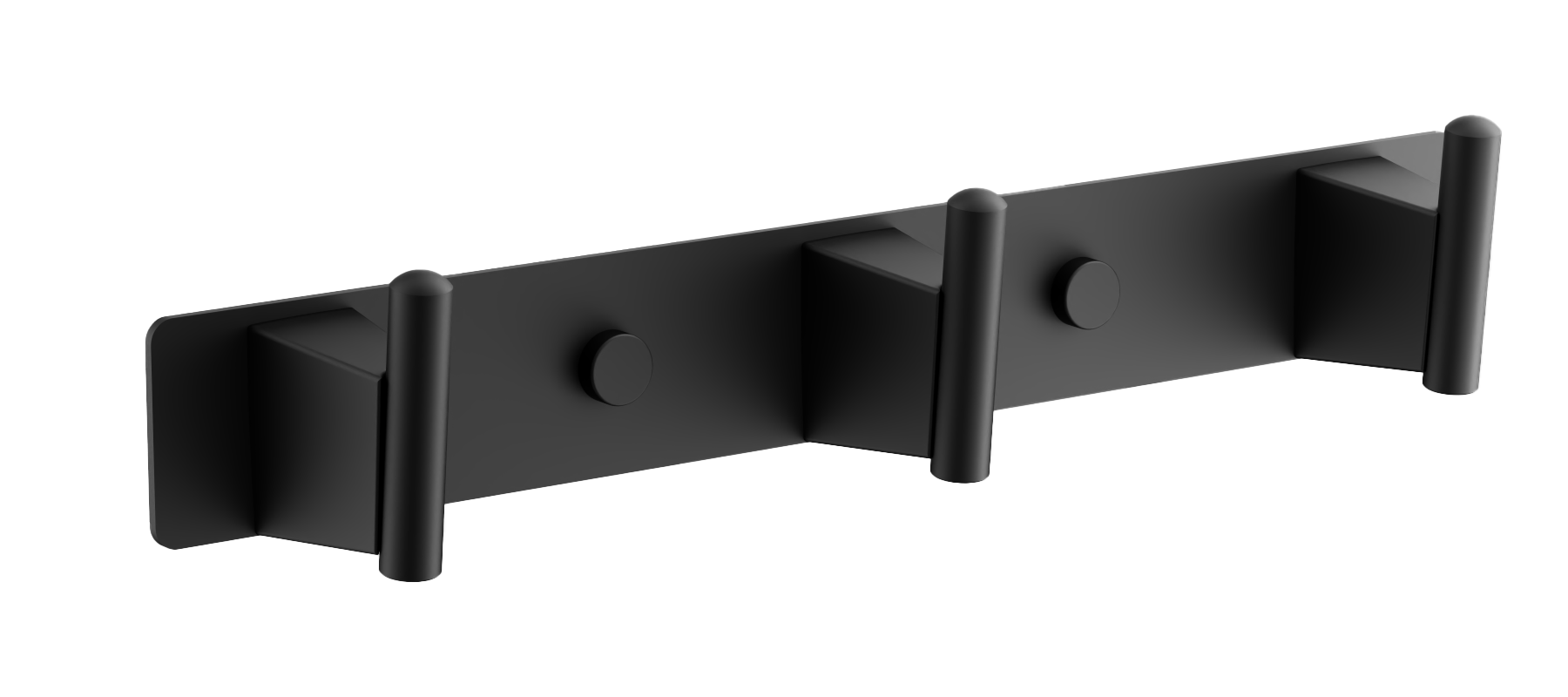 Планка с 3-мя крючками BELZ черный (B91415-3)