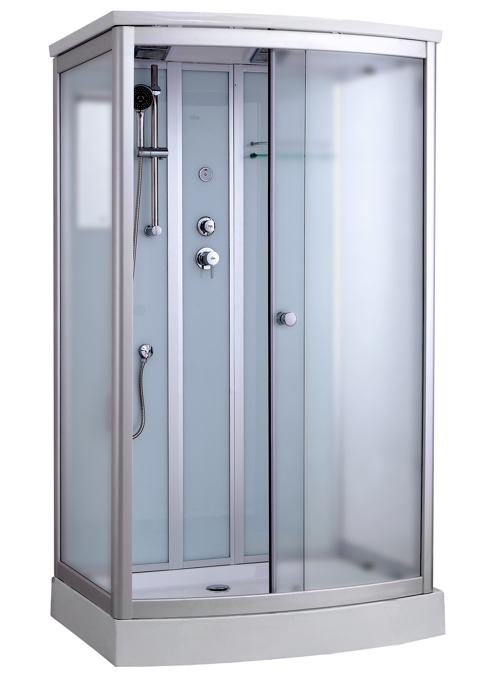 Душевая кабина Timo Standart Silver Fabric 120*90*220  (T-6615SF)