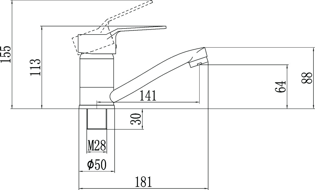 Смеситель для кухонной мойки Fmark (FM4563) - фото 2