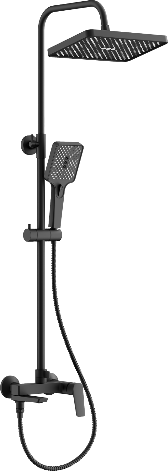 Душевая система BELZ черный (B24715-7) - фото 1