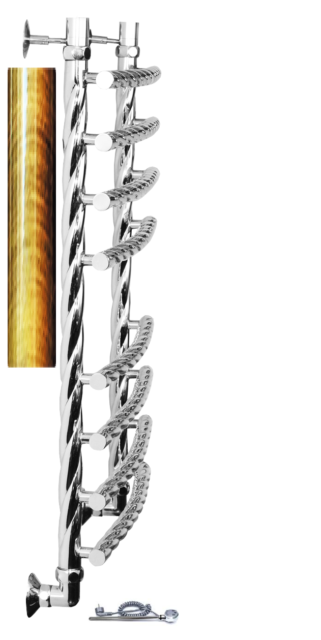 Полотенцесушитель Двин R BRAID electro 100/60 1"-3/4"-1/2" Электрический ТЭН справа К эл, Состаренная бронза (4627170784262) Полотенцесушитель Двин R BRAID electro 100/60 1"-3/4"-1/2" Электрический ТЭН справа К эл, Состаренная бронза (4627170784262) - фото 1