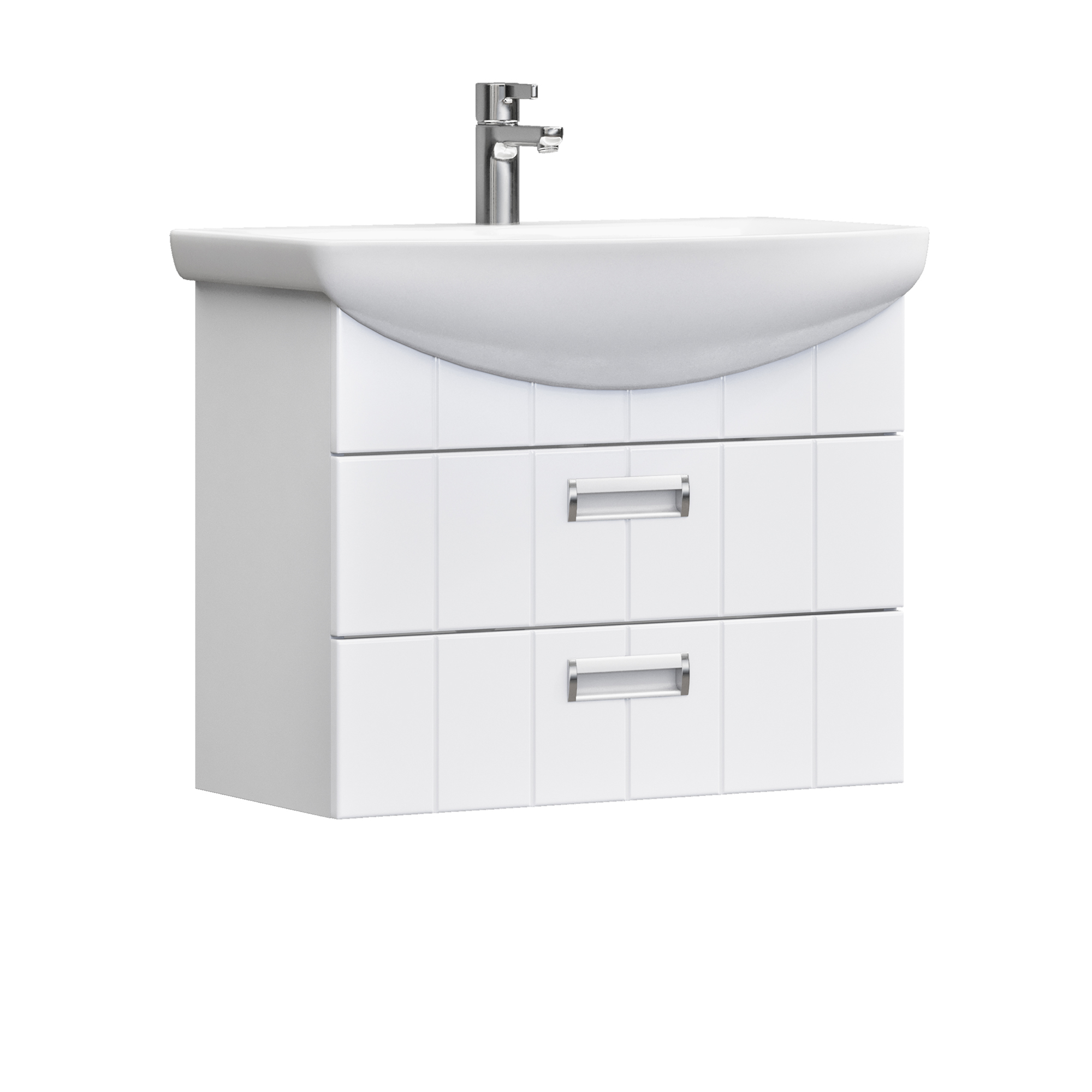 Тумба VIGO под раковину Diana 600-0-2 (Балтика) навесная (tp.DIA.BAL.60.2Y) - фото 1