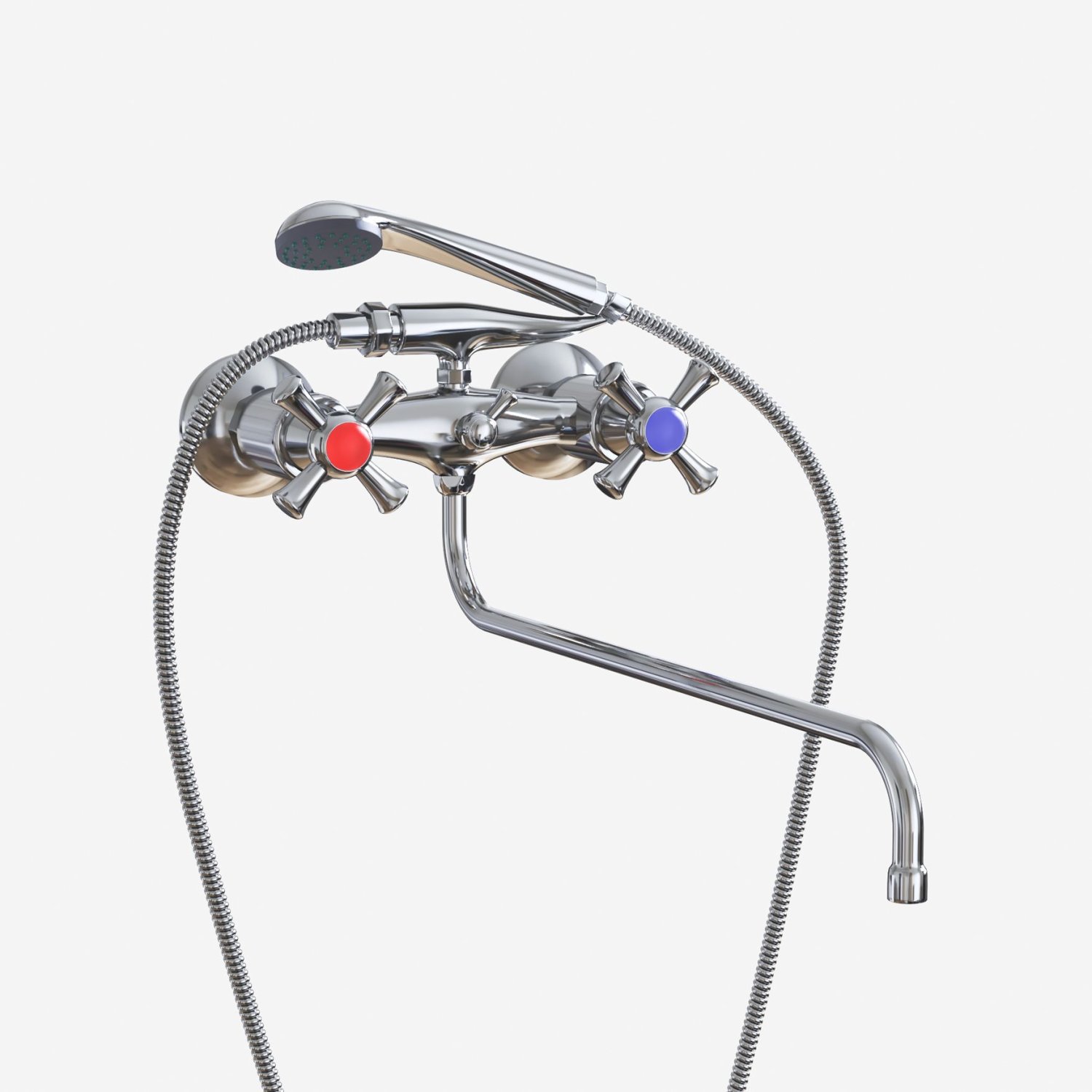 Смеситель для ванны и умывальника MIXLINE ML10-02 (522151) - фото 1