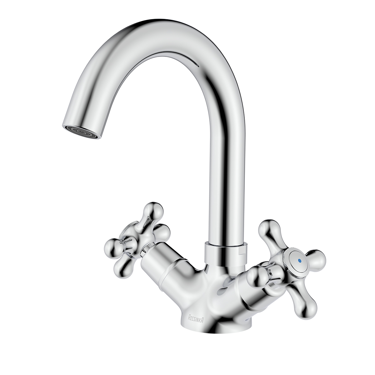 Смеситель Rossinka для раковины с поворотным изливом (H02-64) - фото 1