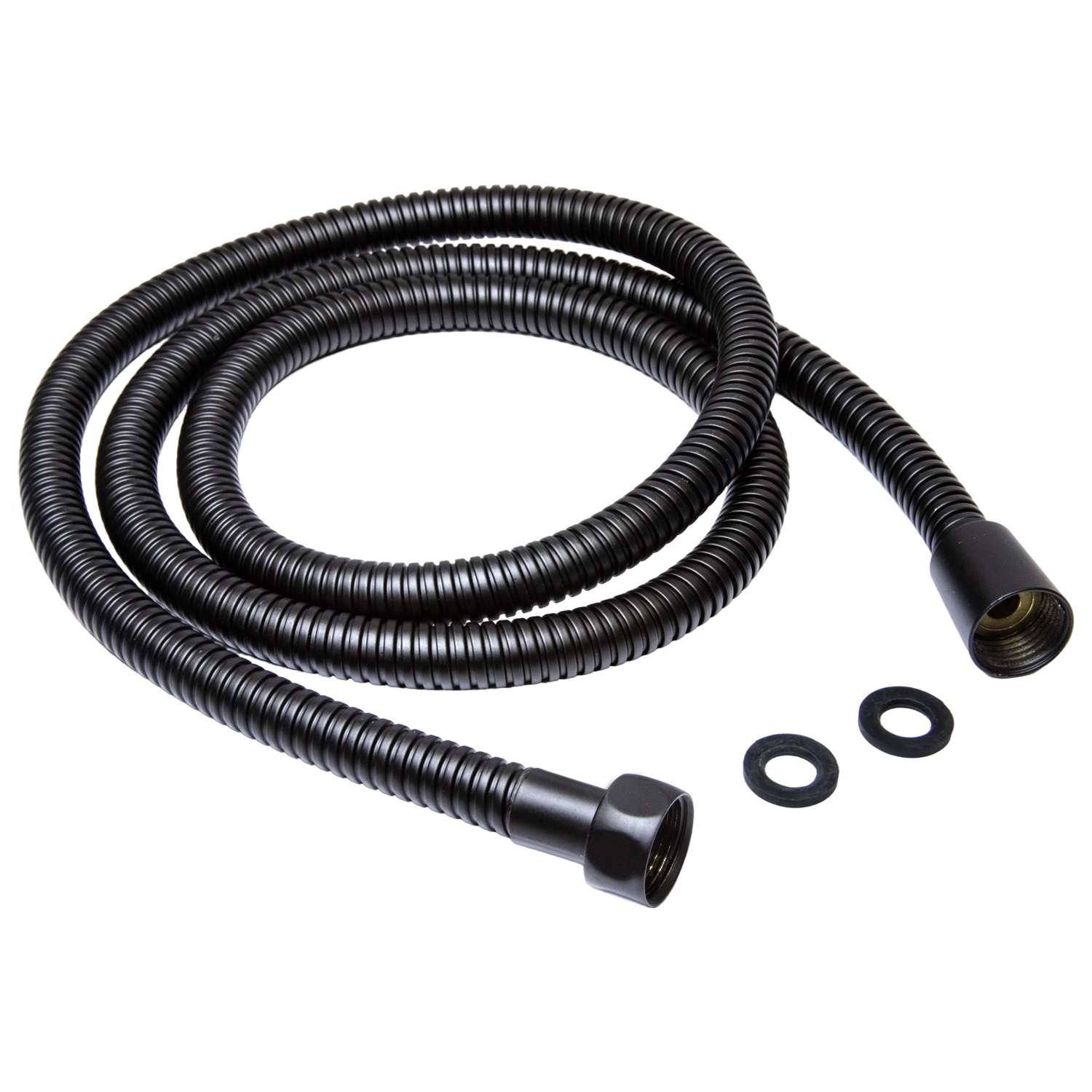 Шланг душевой MIXLINE МЛ-2-200/MIX-2-200 200 см имп/кон, EPDM, нерж.сталь ЧЕРНЫЙ МАТОВЫЙ (коробка) (557321)