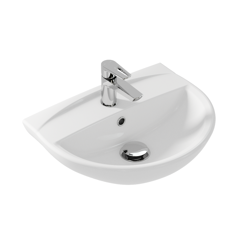 Раковина подвесная MITO RED 50 1 отв. (S-UM-MIR50/1-w) - фото 3