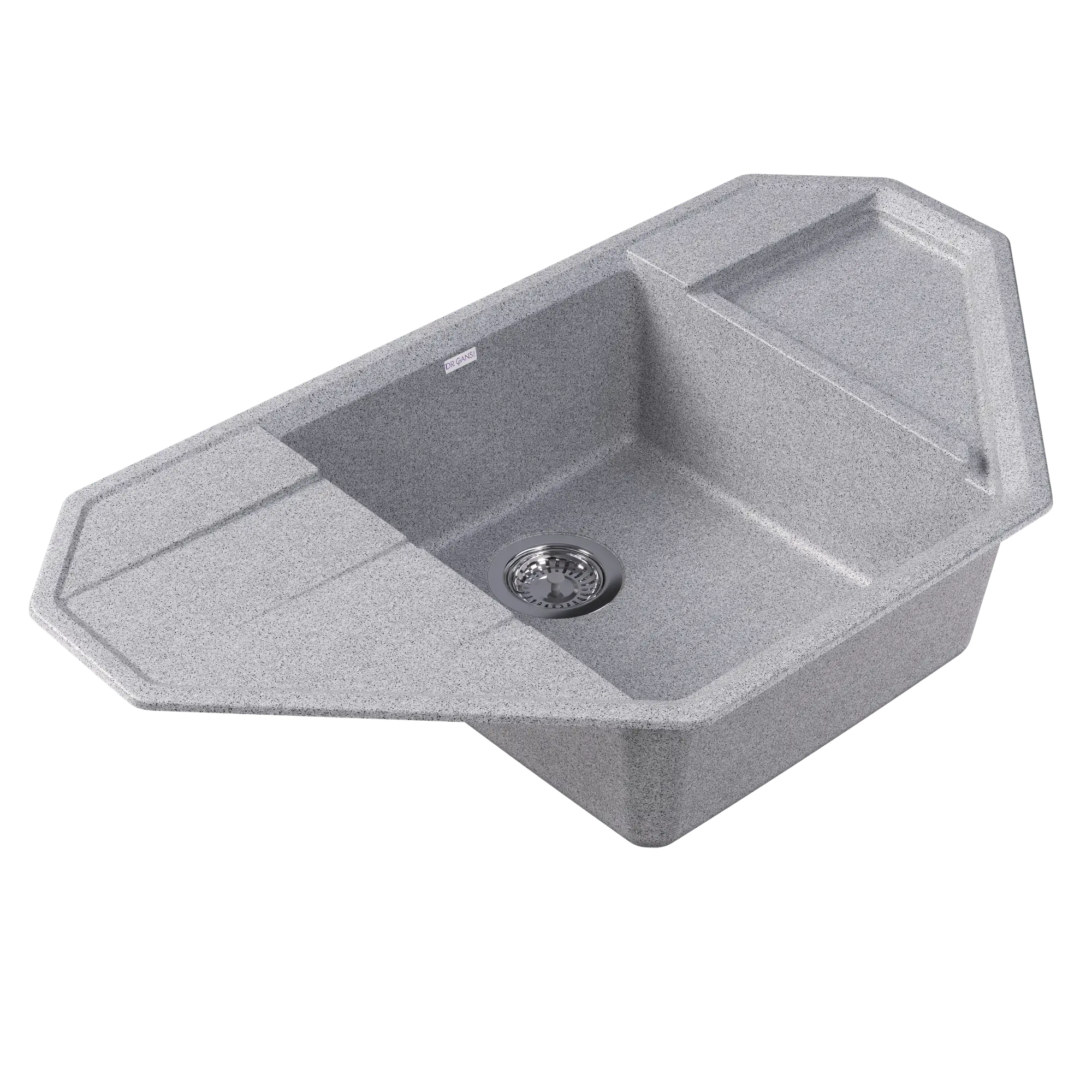 Мойка DrGans "Крона" 910, серый СМс (29.040.D0910.408)