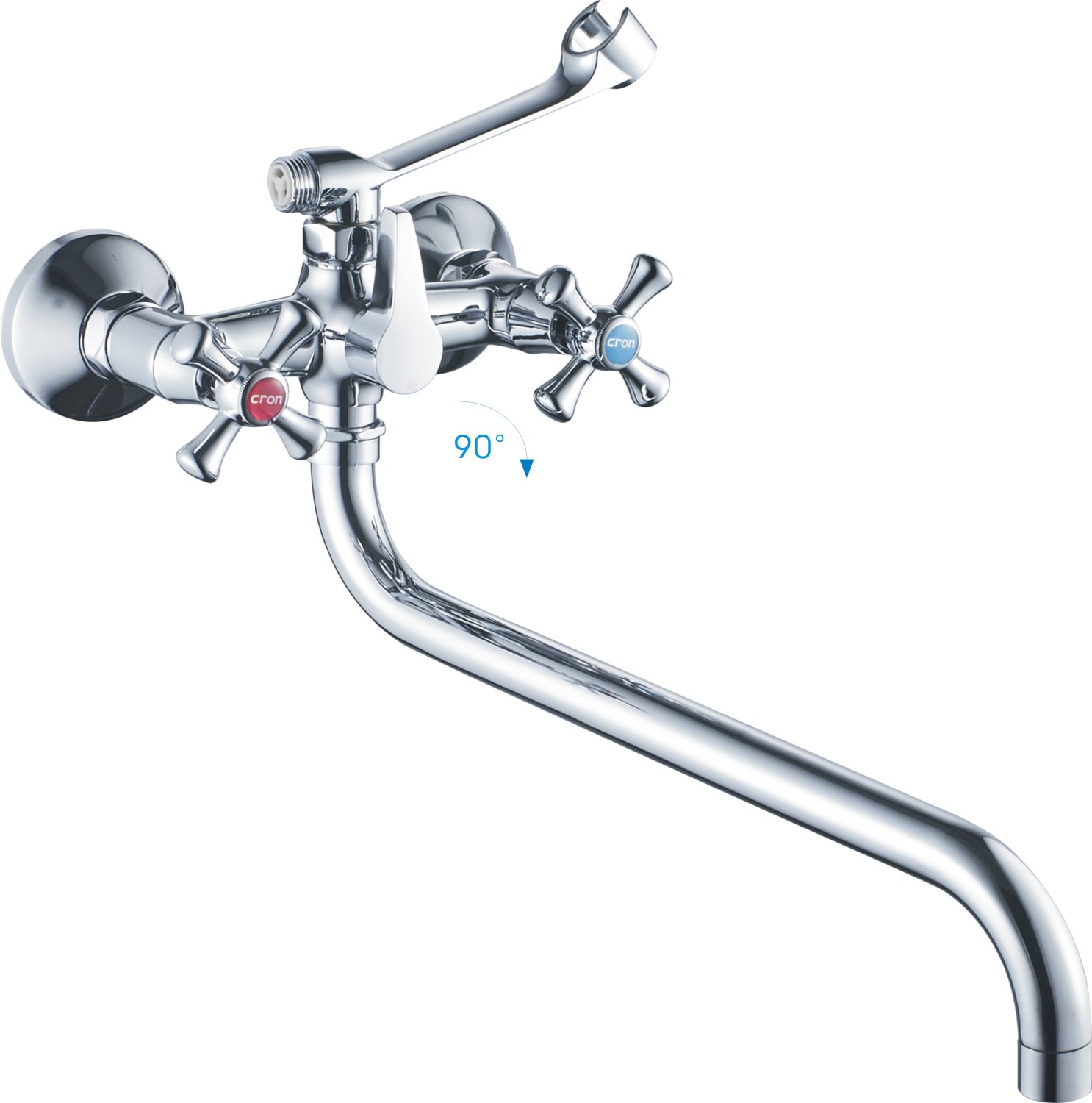 Смеситель для ванны Cron хром (CN2642-3) - фото 1