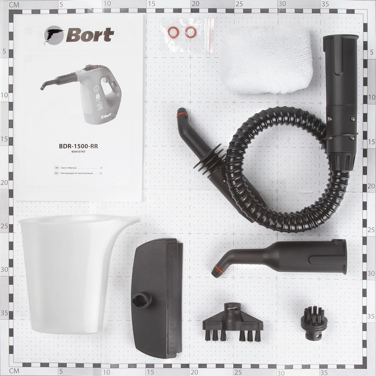 Пароочиститель Bort BDR-1500-RR (93410747) - фото 14