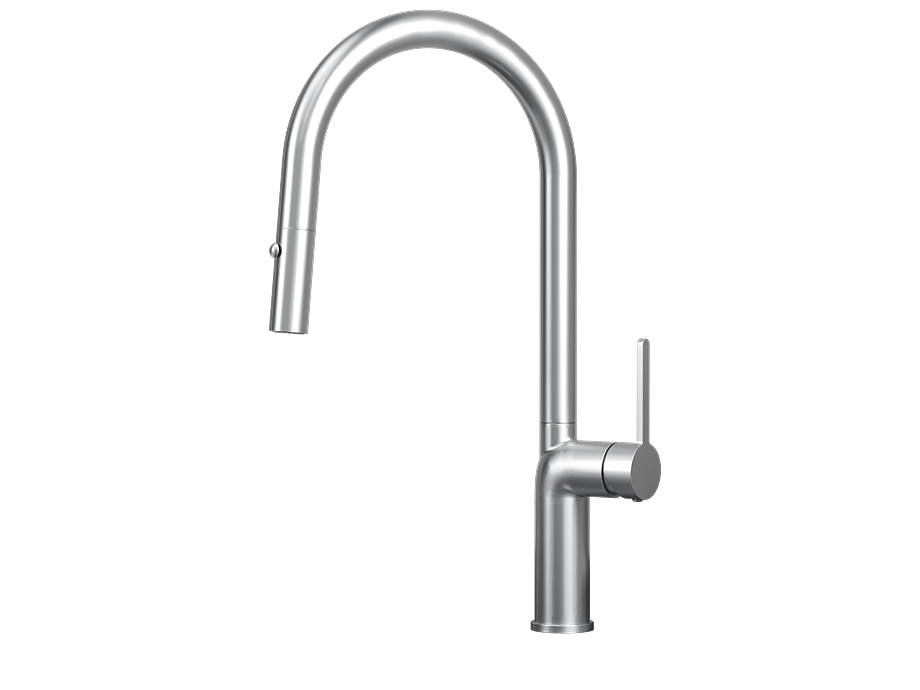 Смеситель для кухни GRANULA (9010, НЕРЖ) - фото 1