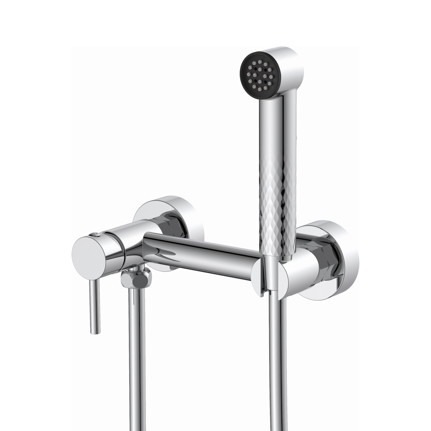 Смеситель Splenka настенный с гигиеническим душем (S99.51)