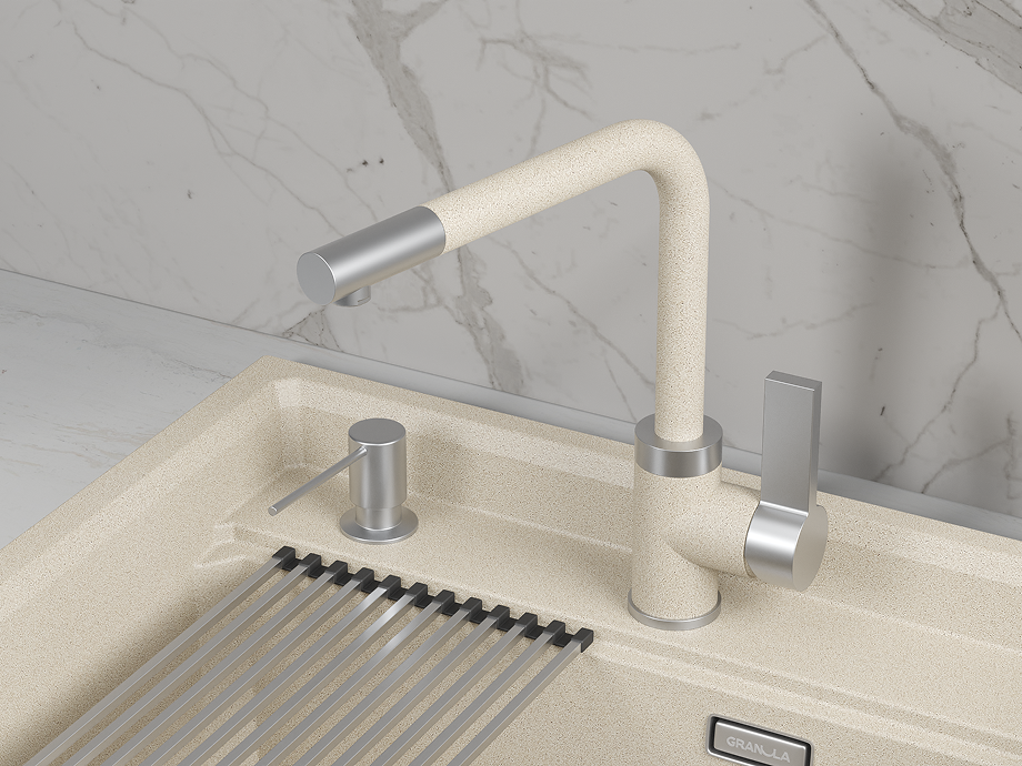 Смеситель для кухни GRANULA (5504, ПИРИТ) - фото 2