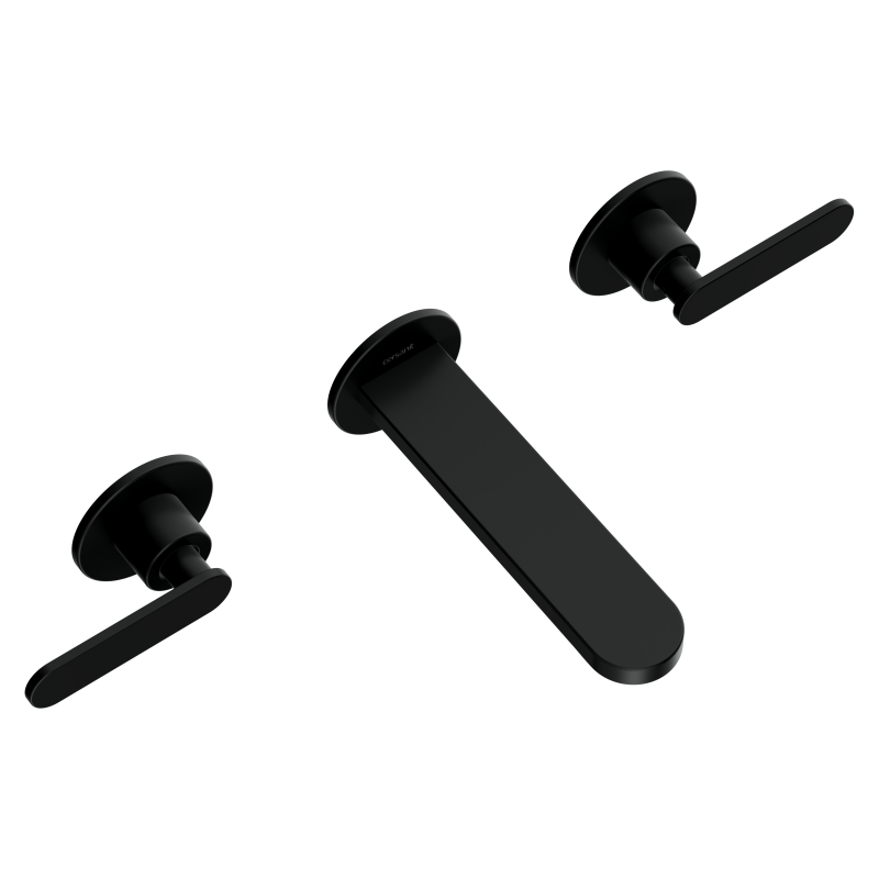 Смеситель для раковины CERSANIT OLIVA встраиваемый черный (68972) - фото 2