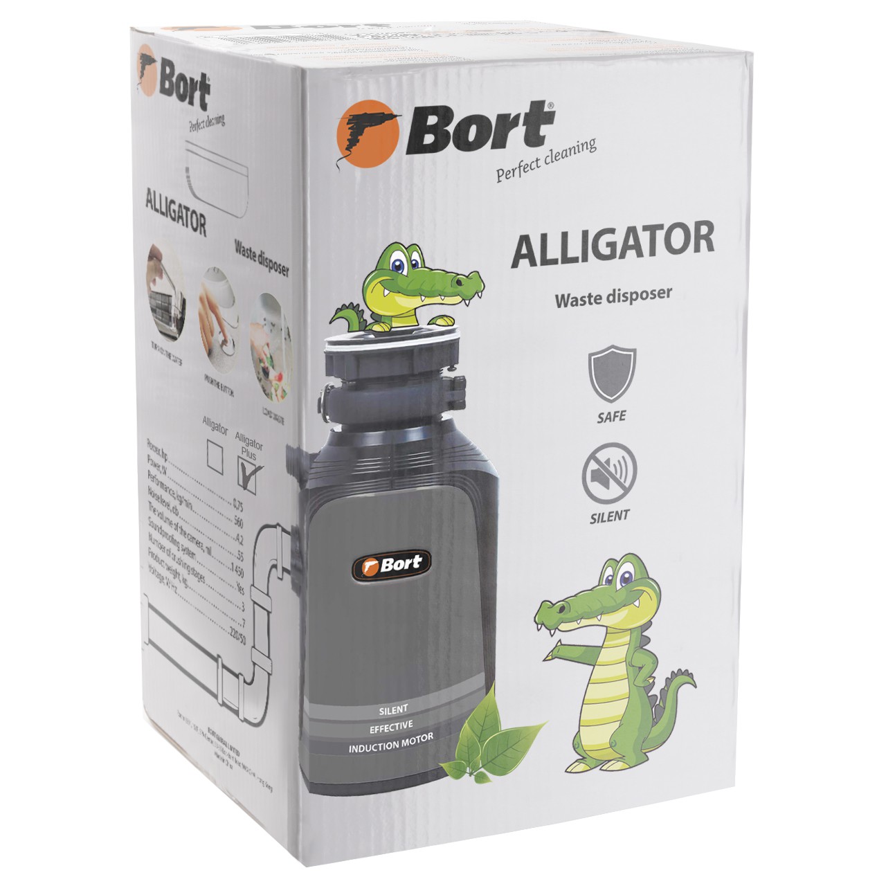 Измельчитель пищевых отходов Bort Alligator Plus (93410761) - фото 6