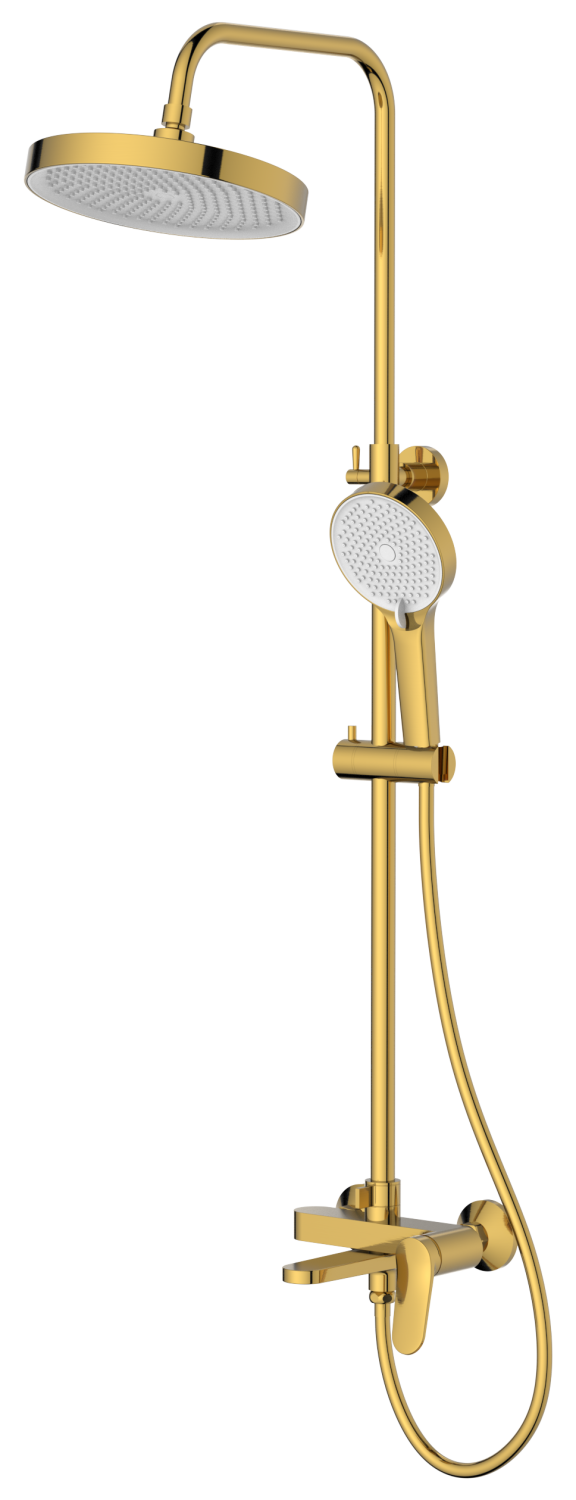 Душевая система BELZ башированное золото (B24786-5) - фото 1