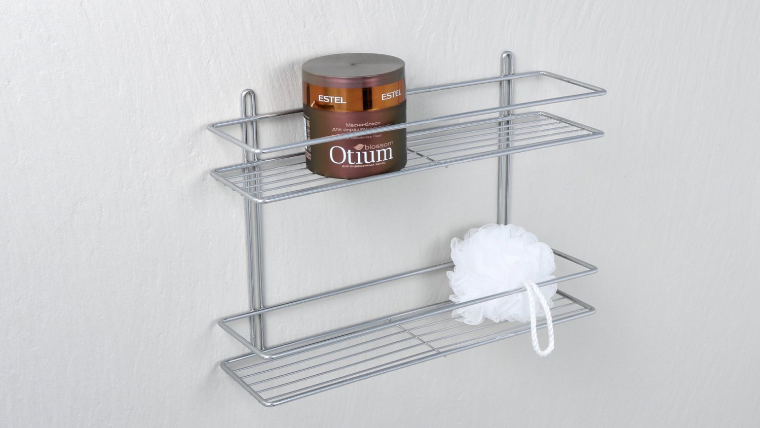 Полка Fixsen прямая двухэтажная цвет серый (FX-730-2) - фото 2