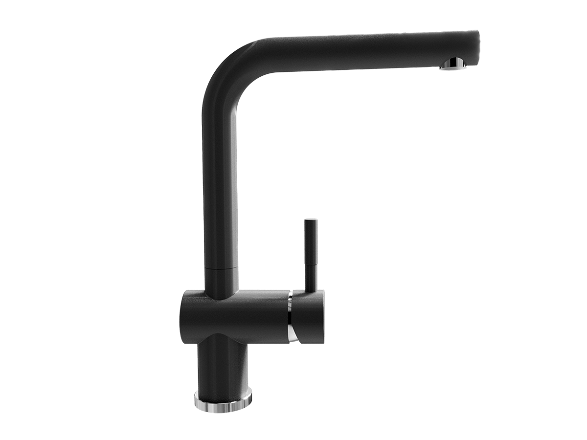 Смеситель ULGRAN Steel 022-003, цвет "вороненая сталь" (US-022-003)