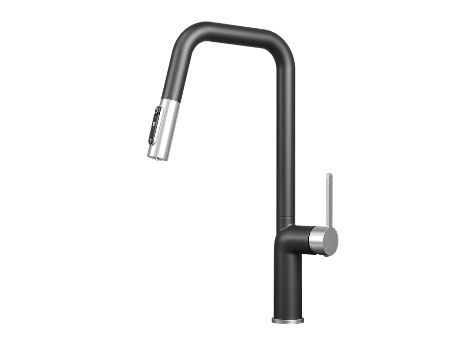 Смеситель для кухни GRANULA (9011, ТУРМАЛИН) - фото 1