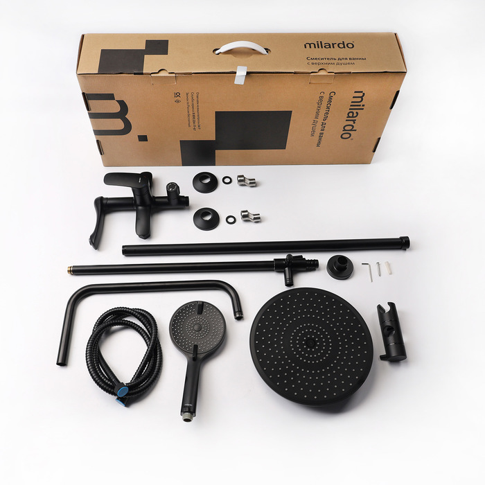 Душевая система Milardo Rora (RORBL4FM06) - фото 4