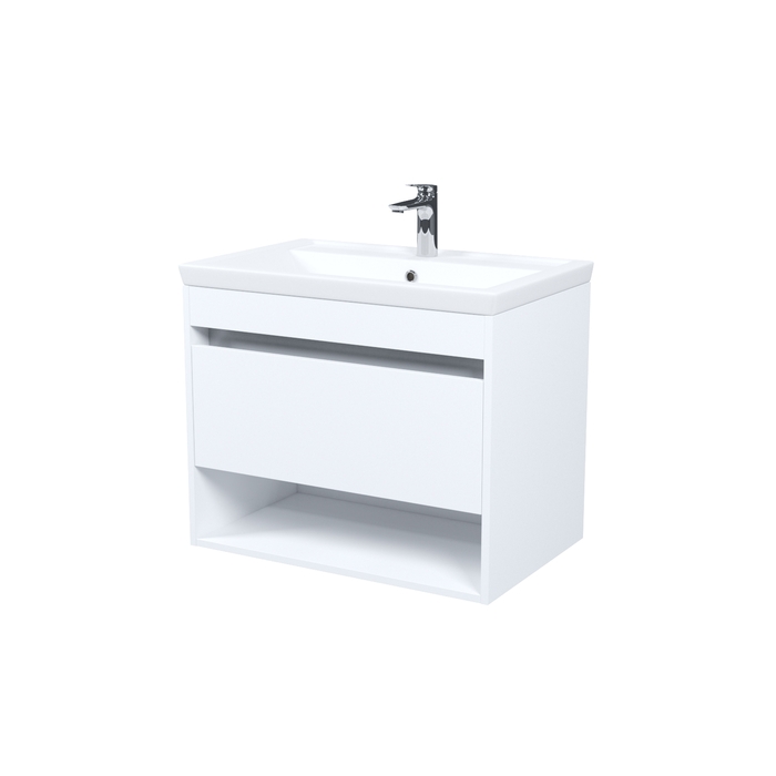 Тумба с умывальником IDDIS Zodiac X подвесная, с нишей, 70 см, белый, подходит умыв. 4077000i28 (ZDX70WNi95K) - фото 1