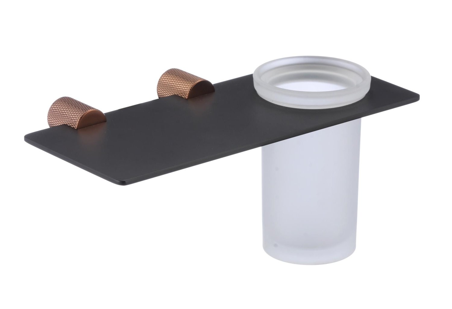 Стакан стеклянный с настенным держателем Savol (S-002158HD) - фото 1