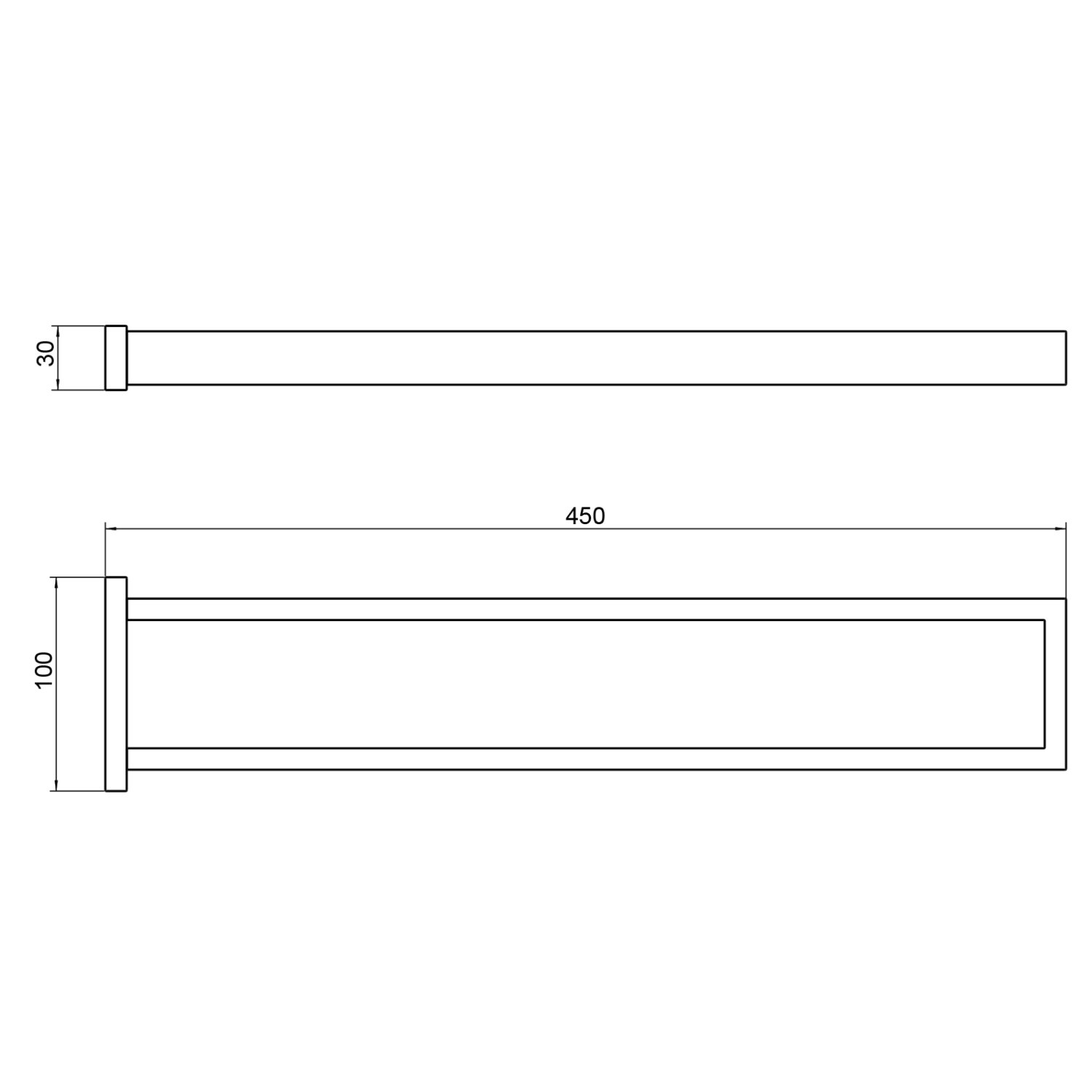 Полотенцедержатель двойной Timo Selene золото матовое (17052/17) - фото 2