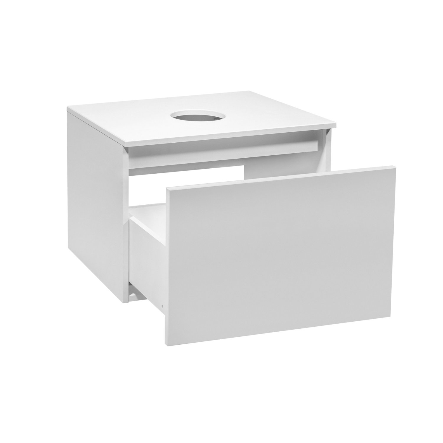 Тумба Runo Бари 60 белая под накладной умывальник (00-00001473) - фото 2