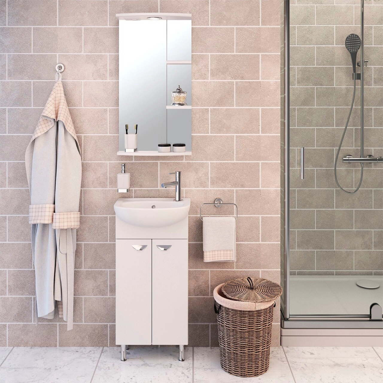 Зеркало для ванной Runo Азов 40 (00000000934) - фото 2