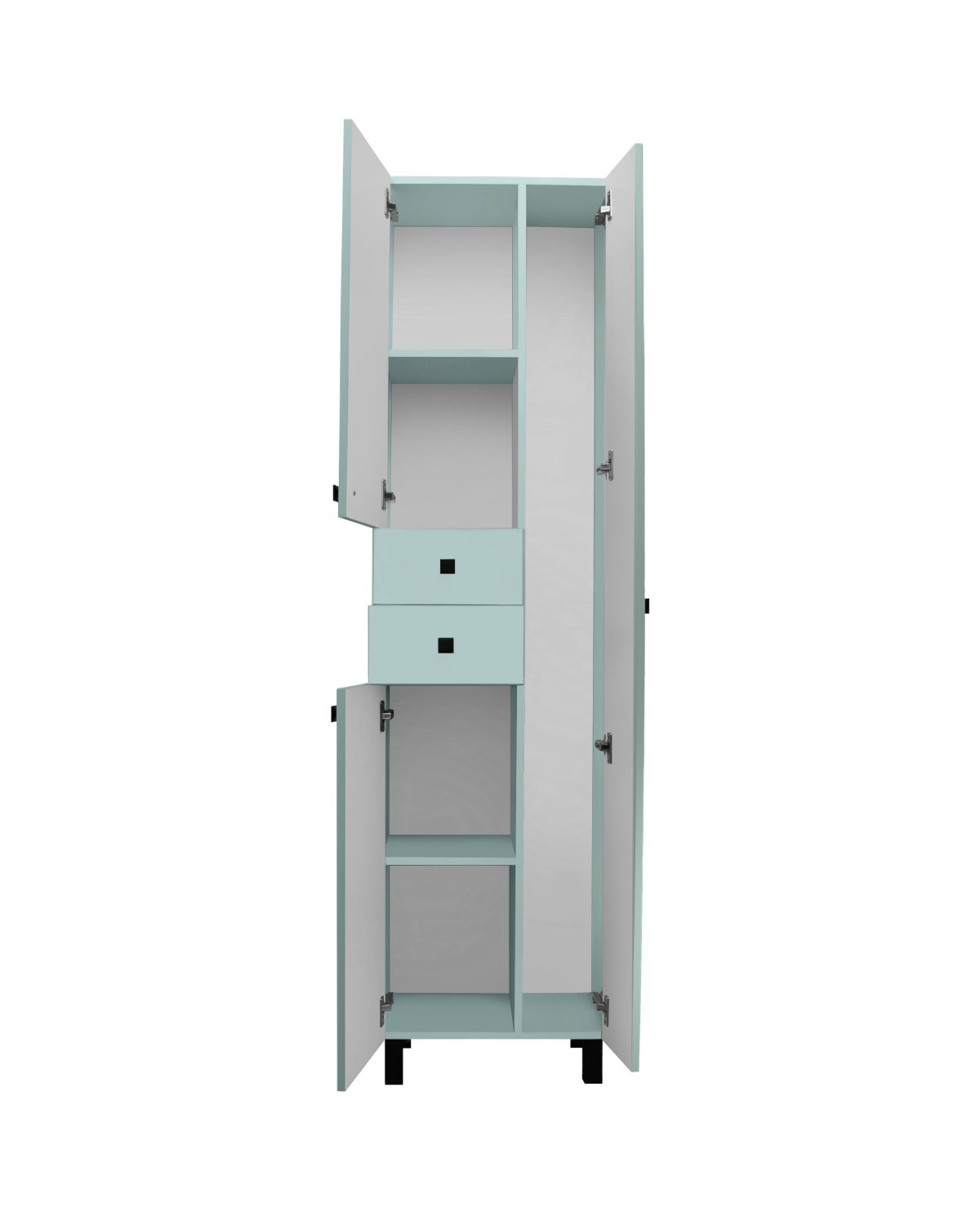 Шкаф-колонна Runo 50 правый бирюзовый (00-00004890) - фото 2