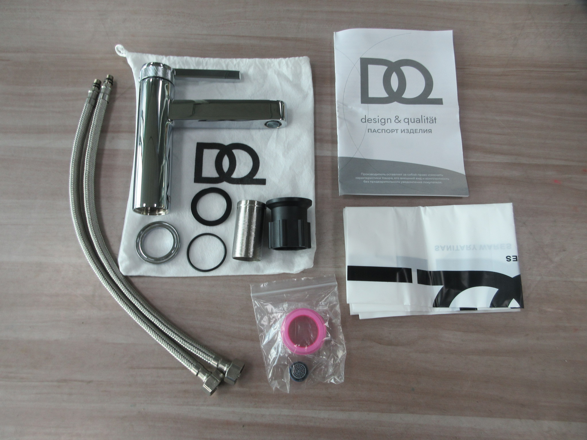 Смеситель для раковины DQ Bonn хром (DA1702101) - фото 6